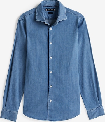 mėlyna TOMMY HILFIGER Standartinis modelis Marškiniai: priekis