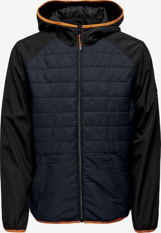 Only & Sons Between-Season Jacket 'ANTON' in Blue: front
