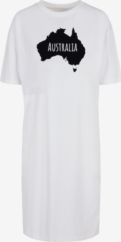Merchcode Dress 'Australia' in White: front