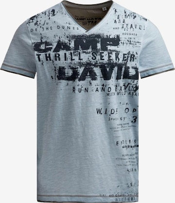 CAMP DAVID Shirt 'Dune Crusher' in Blue: front