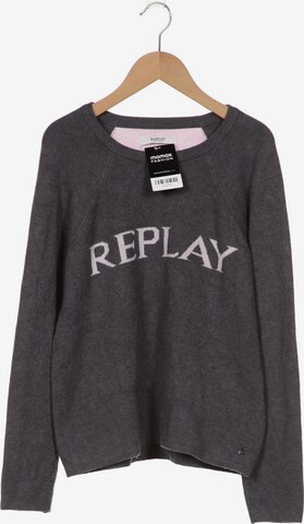 REPLAY Pullover M in Grau: predná strana