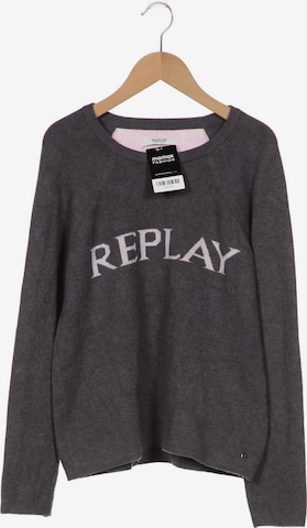 REPLAY Sweater & Cardigan in M in Grey: front