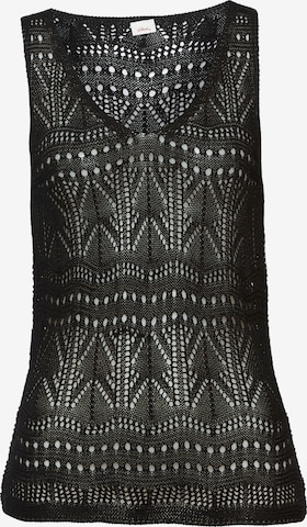 s.Oliver Knitted Top in Black: front