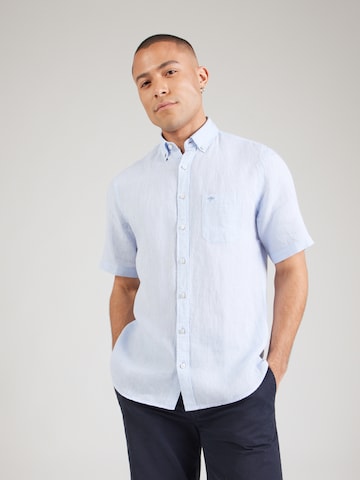 FYNCH-HATTON Regular Fit Hemd in Blau: Vorderseite