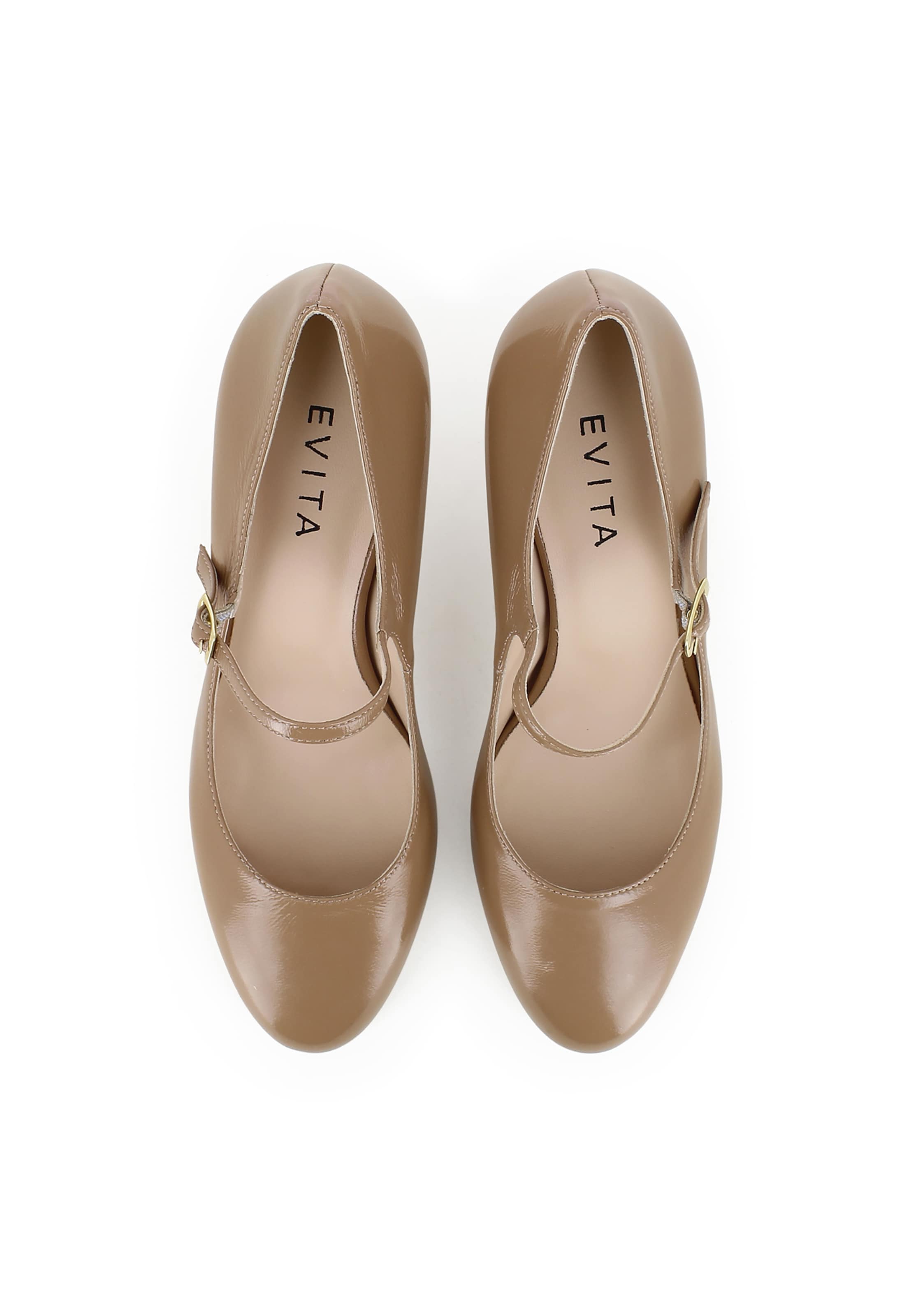 EVITA Pumps 'BIANCA' in Braun