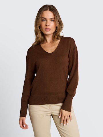TOM TAILOR Pullover in Braun: Vorderseite