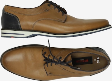 LLOYD Halbschuh 43 in Braun: Vorderseite