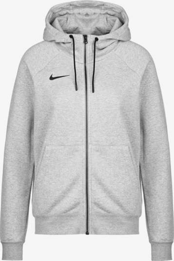 NIKE Athletic Zip-Up Hoodie in Silver grey / Black, Item view