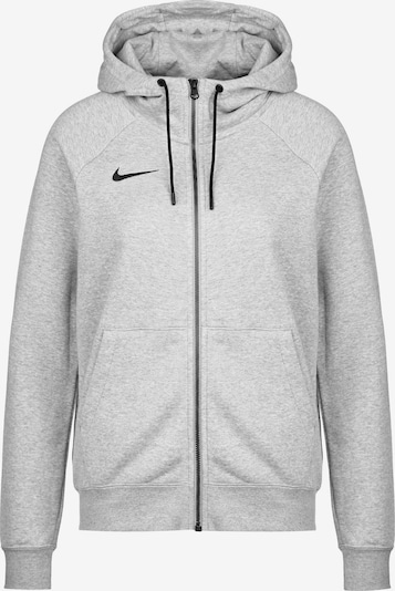 NIKE Athletic Zip-Up Hoodie in Silver grey / Black, Item view