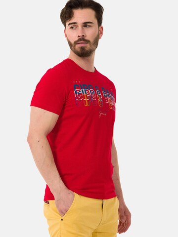 T-Shirt CIPO & BAXX en rouge