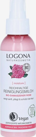 Logona Reinigungsmilch 'Bio-Damaszener Rose & Kalpariane Reichhaltige' in weiß, Produktansicht