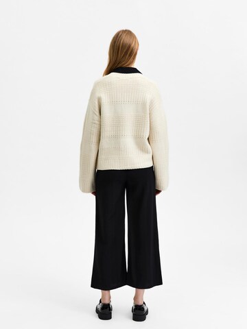 SELECTED Strickjacke 'Fry' in Beige