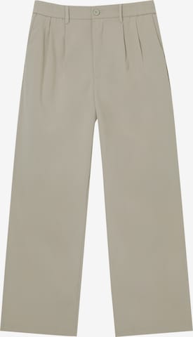 Pull&Bear Loosefit Bukse i beige: forside