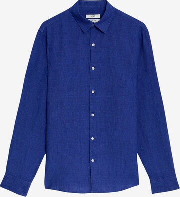 Marks & Spencer Regular Fit Hemd in Blau
