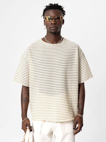 T-Shirt 'Burleson' VAMOS CLO en blanc : devant