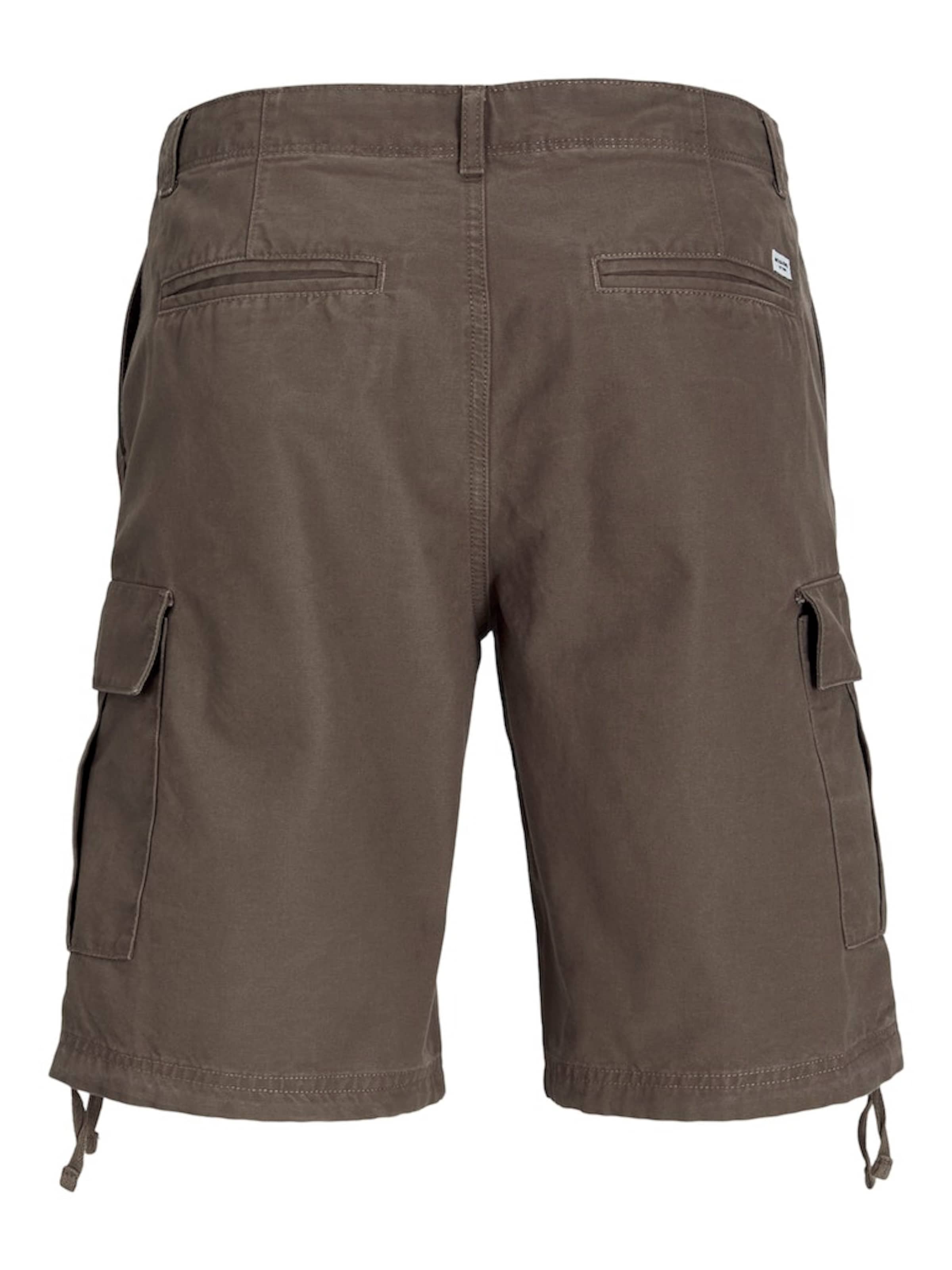 JACK & JONES Loosefit Cargobukser 'JPSTCOLE BARKLEY' i grå