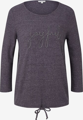 T-shirt TOM TAILOR en gris : devant