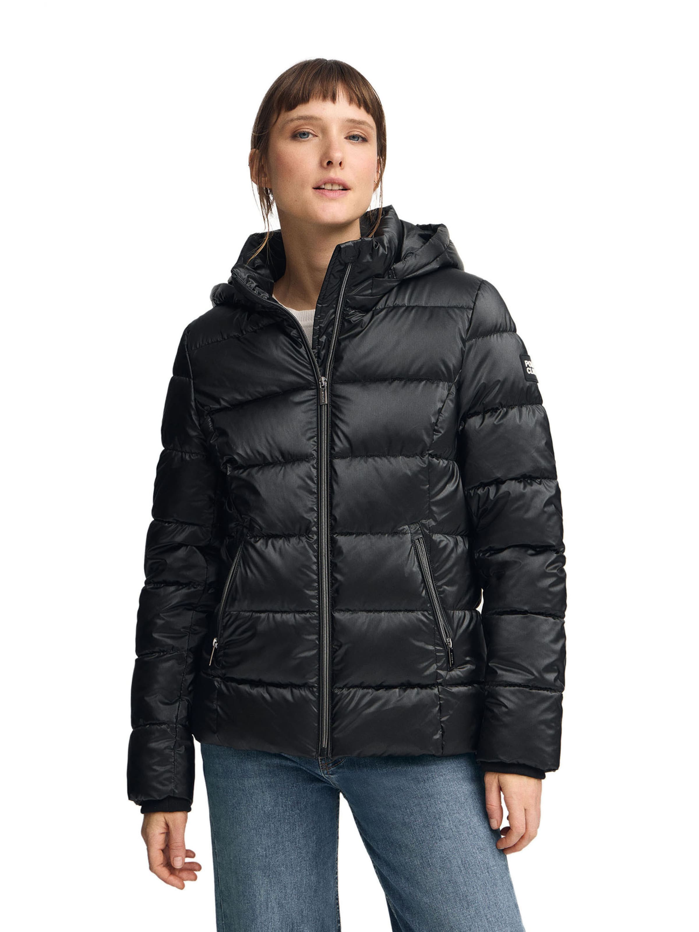 Polo Club Funktionsjacke in Schwarz: Vorderseite