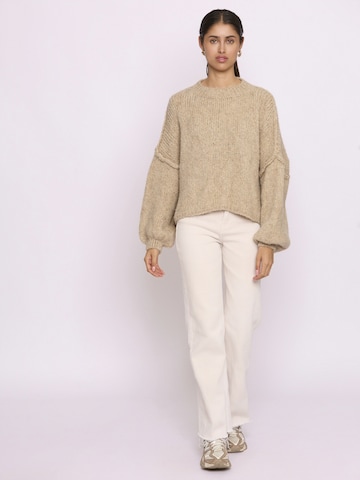 Lilavie Strickpullover ' L' in Beige