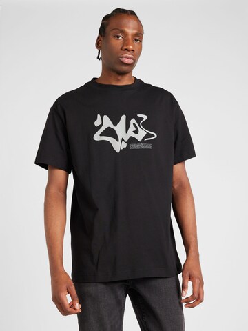 WEEKDAY Shirt in Black: front