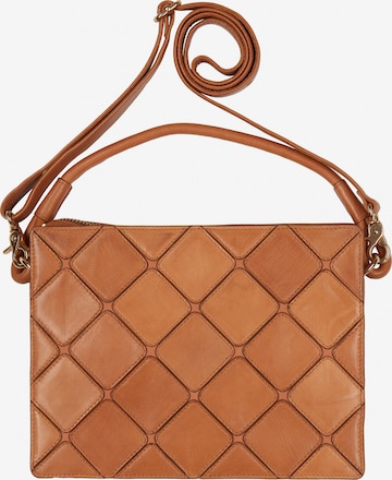 Orchid Crossbody Bag 'Dahlia' in Brown: front