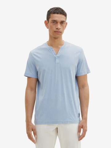 TOM TAILOR T-Shirt 'Serafino' in Blau: predná strana