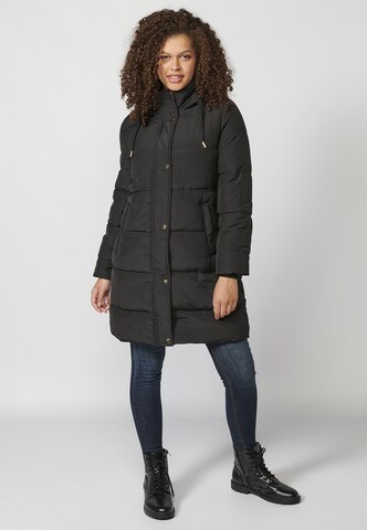 KOROSHI Winterjacke in Schwarz