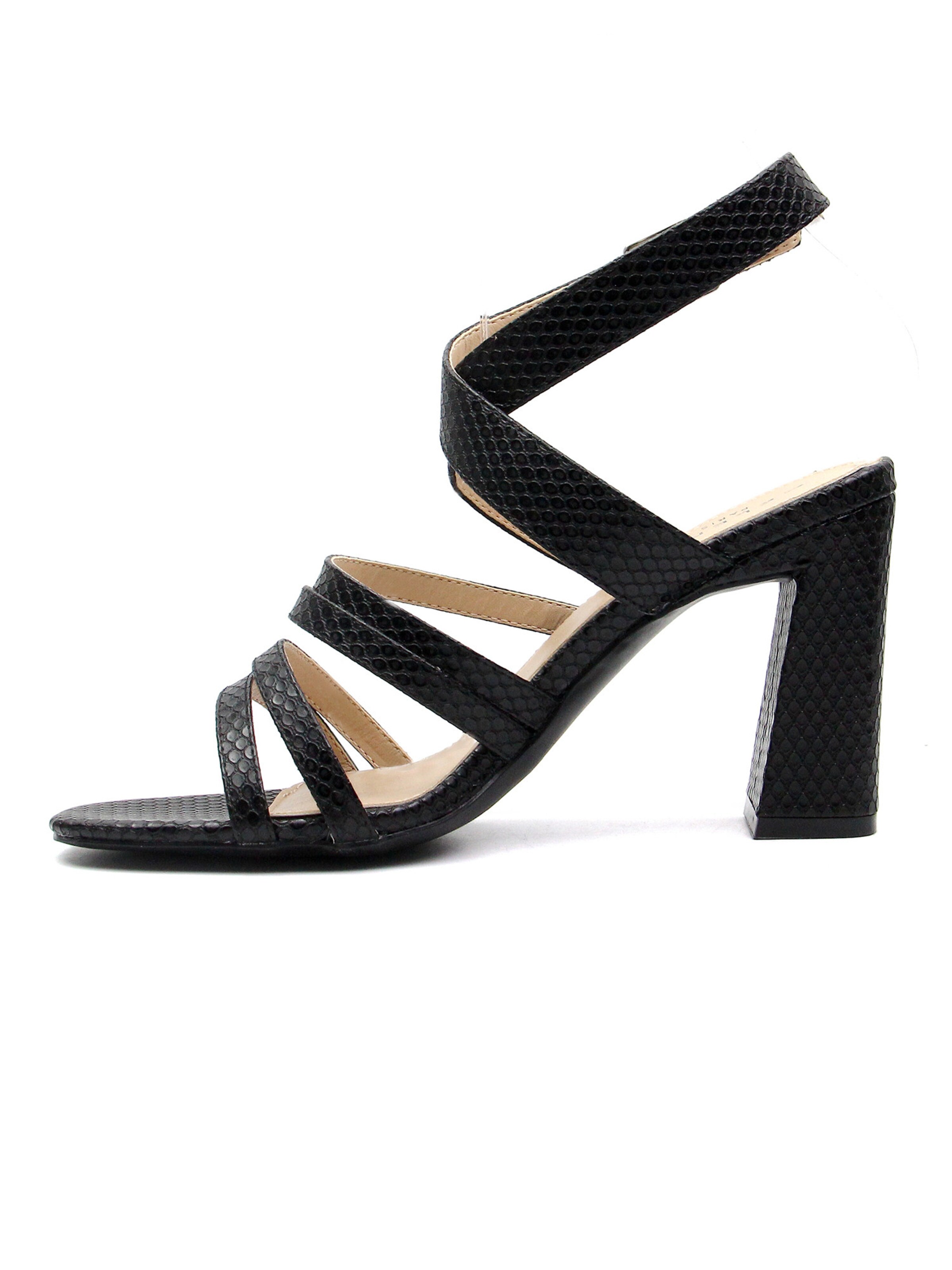 Celena Sandali s paščki 'Cattaleya' | črna barva