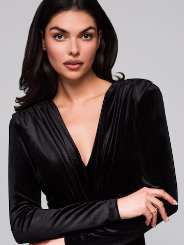 Ombre Abendkleid‌‌‌ in Schwarz