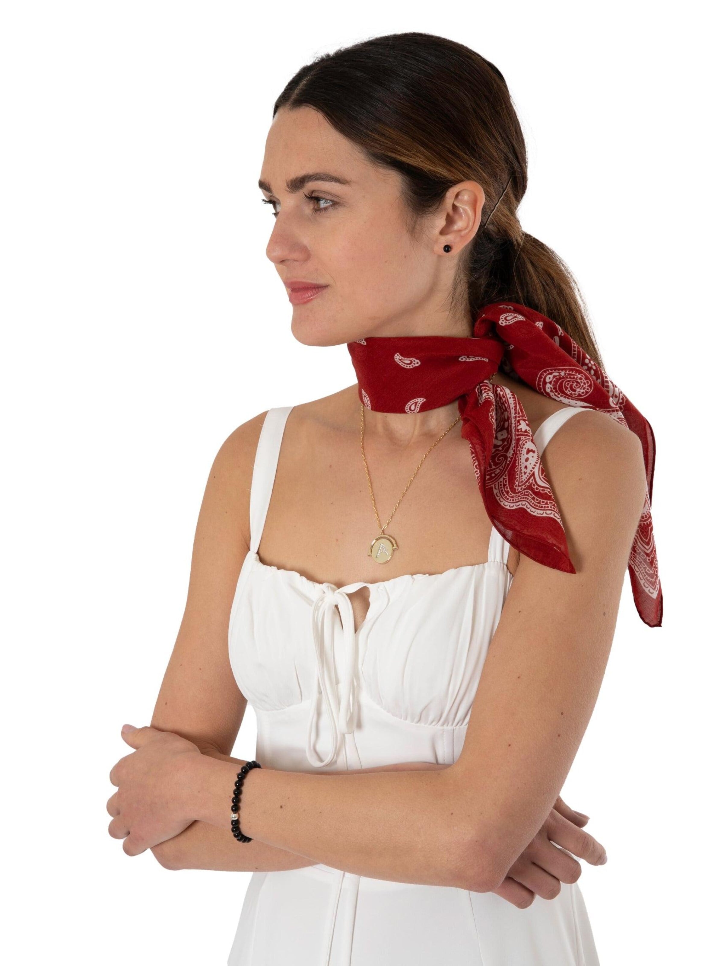 MayTree Schal 'Bandana'‌ in Rot