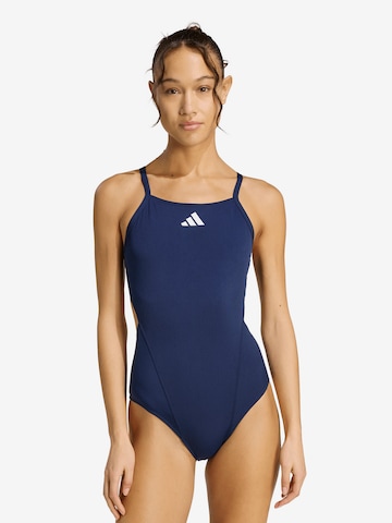 ADIDAS PERFORMANCE Bustier Urheilu-uimapuku 'Ripstream Team' värissä sininen: etupuoli