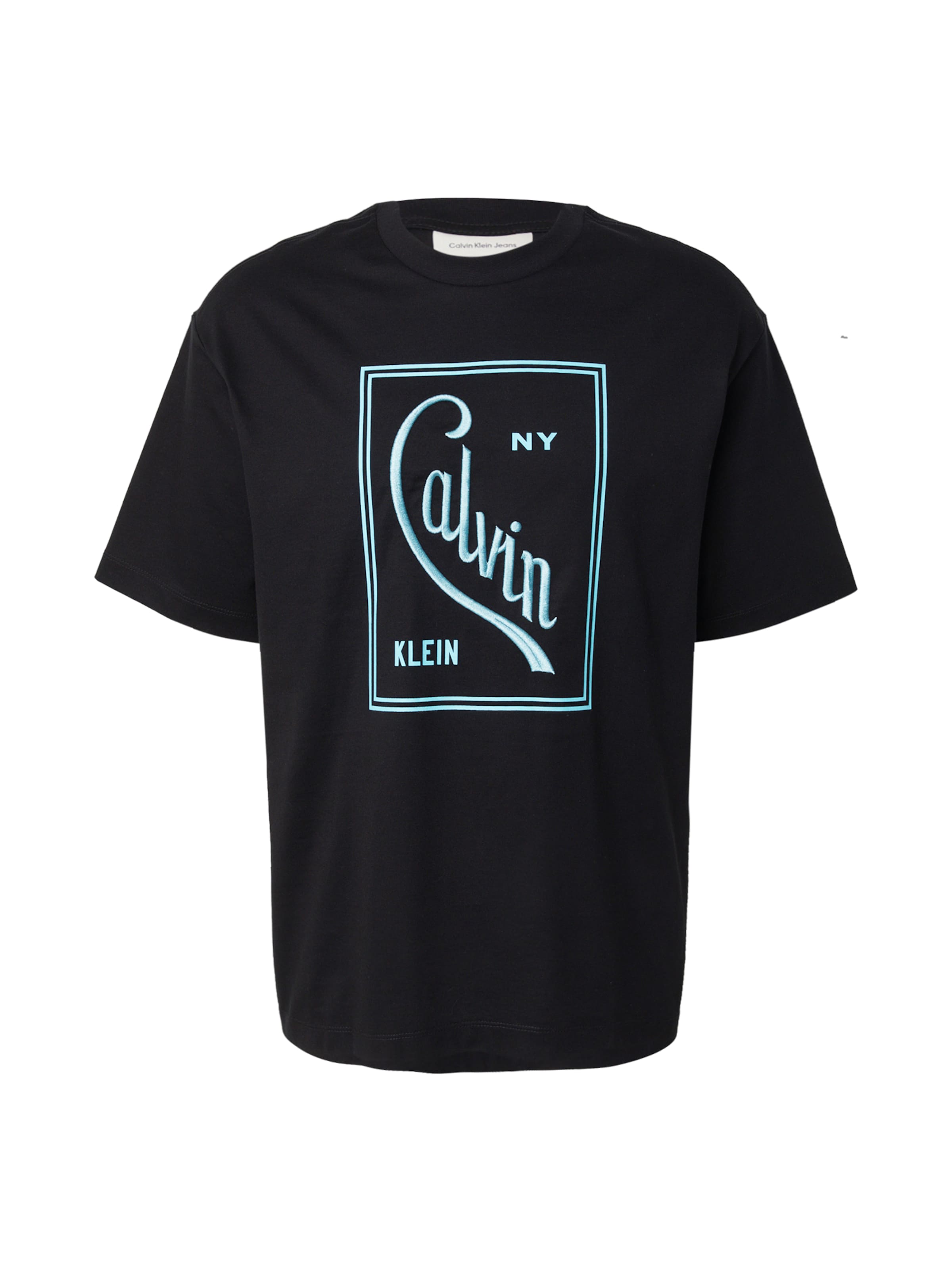 Calvin Klein Jeans Μπλουζάκι σε μαύρο: μπροστά