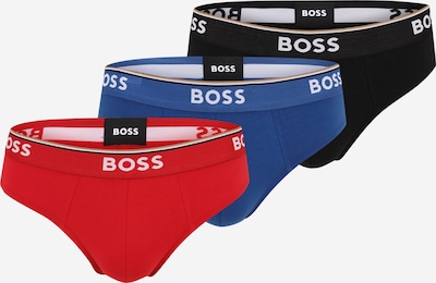 BOSS Slip veličine S u tamno plava / trešnja crvena / crna / bijela, Pregled proizvoda