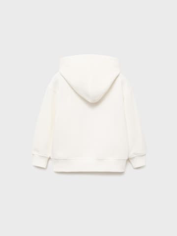 MANGO KIDS Sweatshirt i hvid