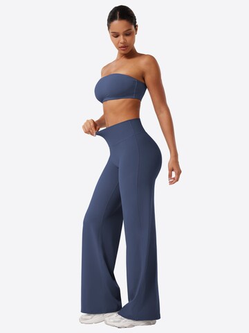 ZAAYO Wide leg Workout Pants in Blue