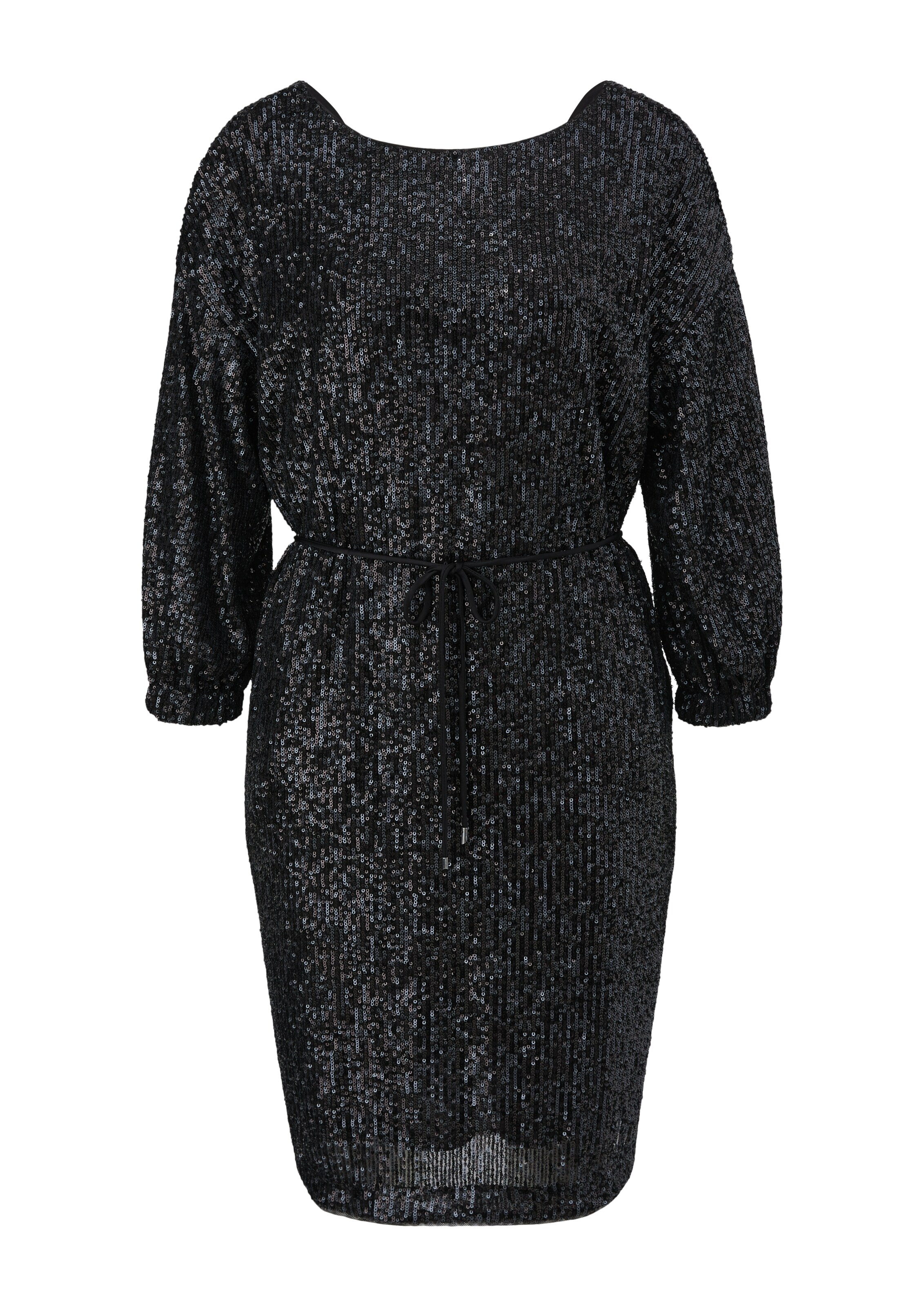 s.Oliver BLACK LABEL Kleid in Schwarz: Vorderseite