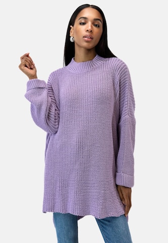 Elara Pullover i lilla: forside