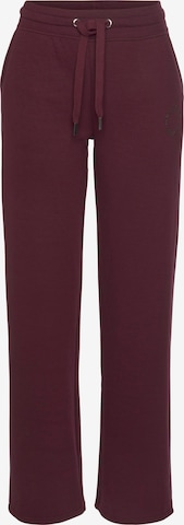 BENCH Loose fit Pants in Red: front