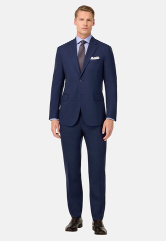 Boggi Milano Regular Suit 'Prince Of Wales' in Blue: front