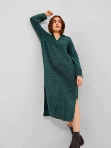 JJXX Gebreide jurk 'Ariella' in Groen