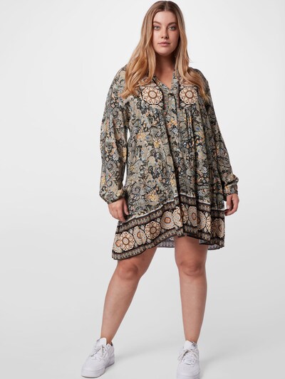 Rochie Z-One pe albastru / portocaliu / negru / alb, Vizualizare model