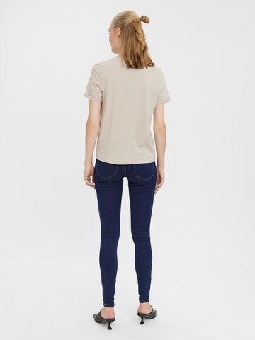 VERO MODA T-Shirt 'PAULA' in Grau