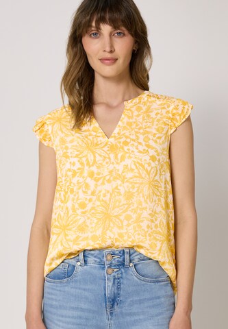 Street One Studio Bluse in Gelb: Vorderseite