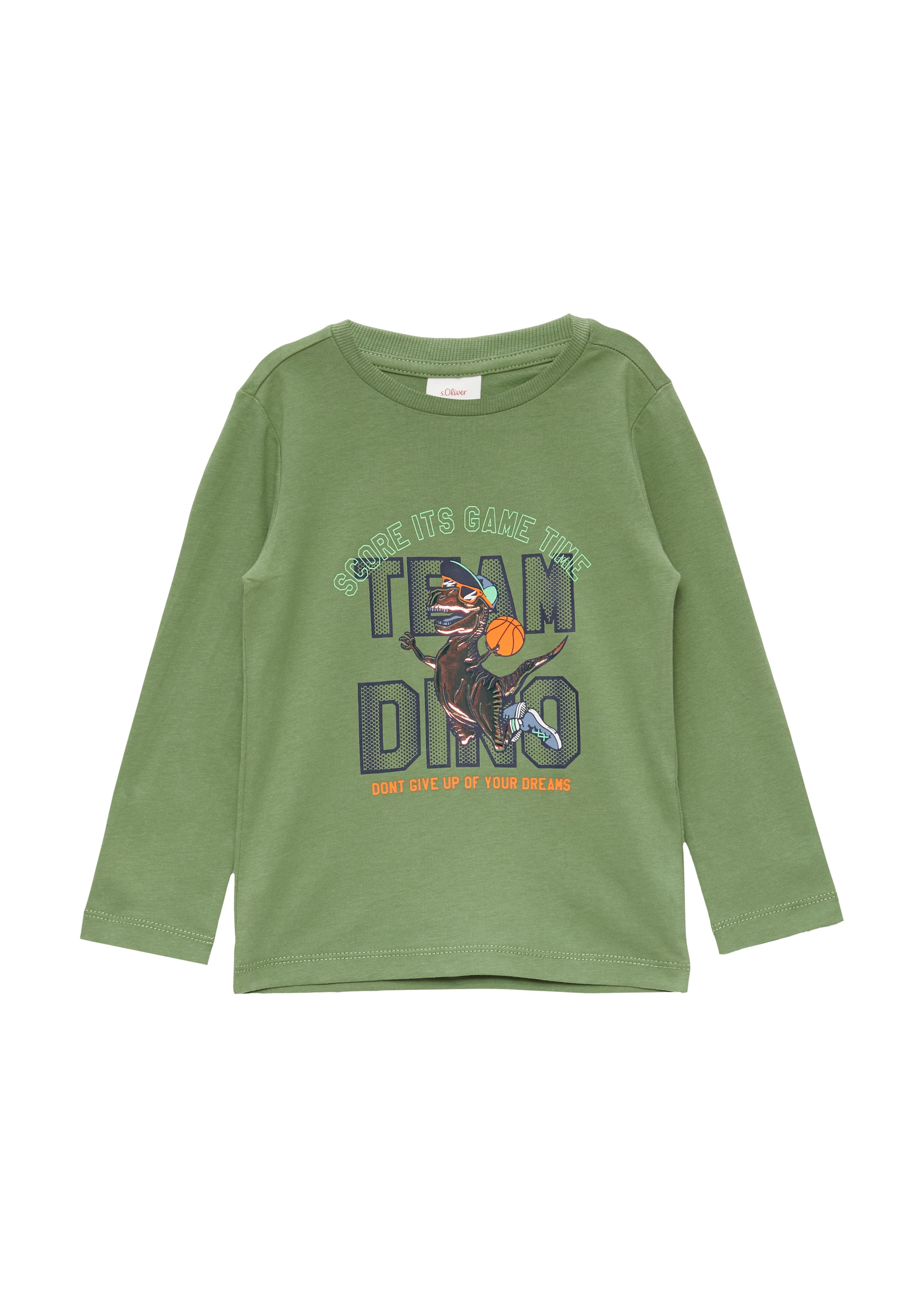T-Shirt s.Oliver en vert : devant