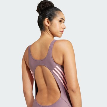 ADIDAS SPORTSWEAR Bralette Active Swimsuit '3-Stripes' in Purple