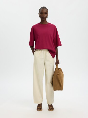 SELECTED Koszulka w kolorze czerwony