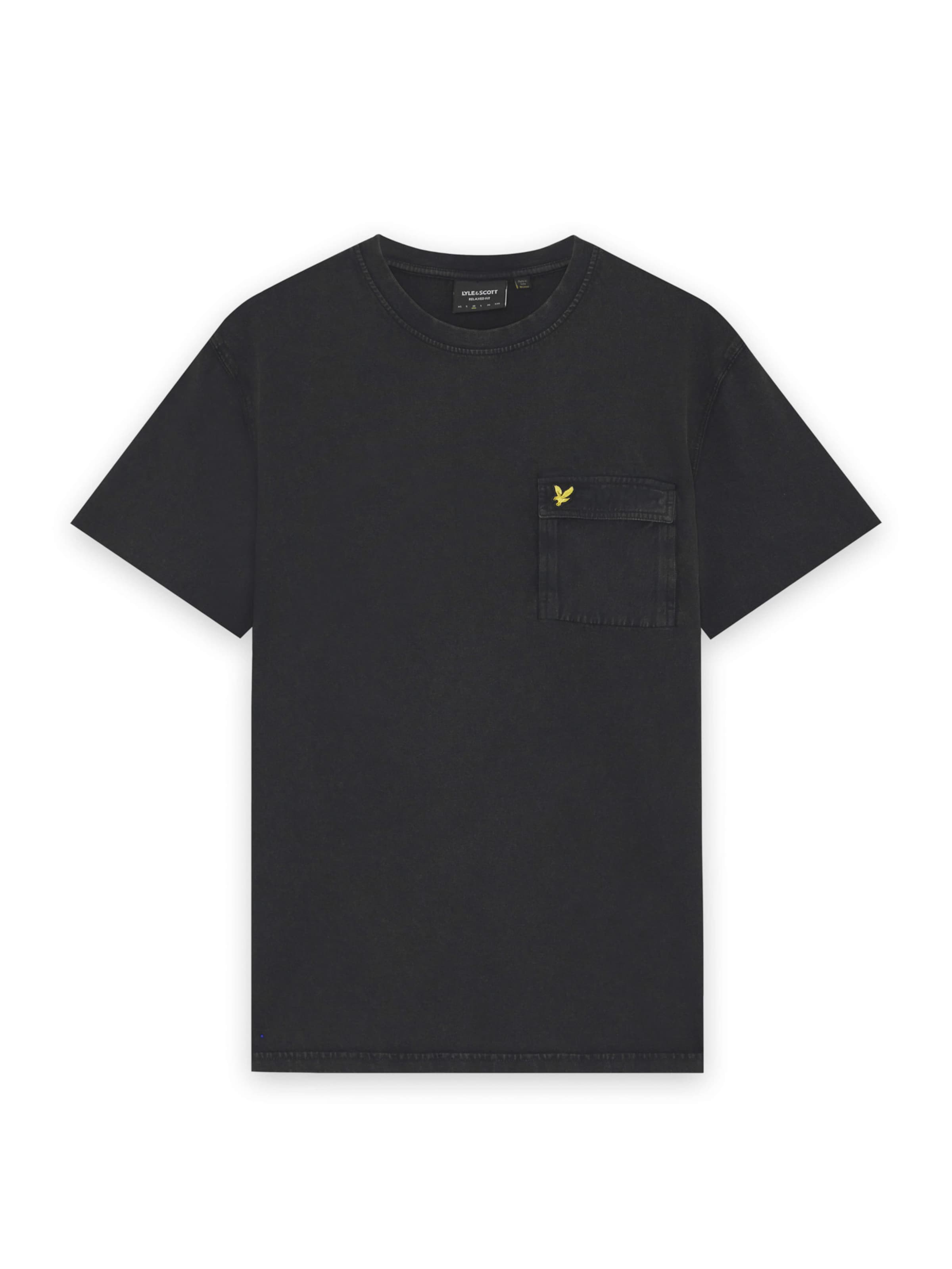 T-Shirt Lyle & Scott en noir : devant