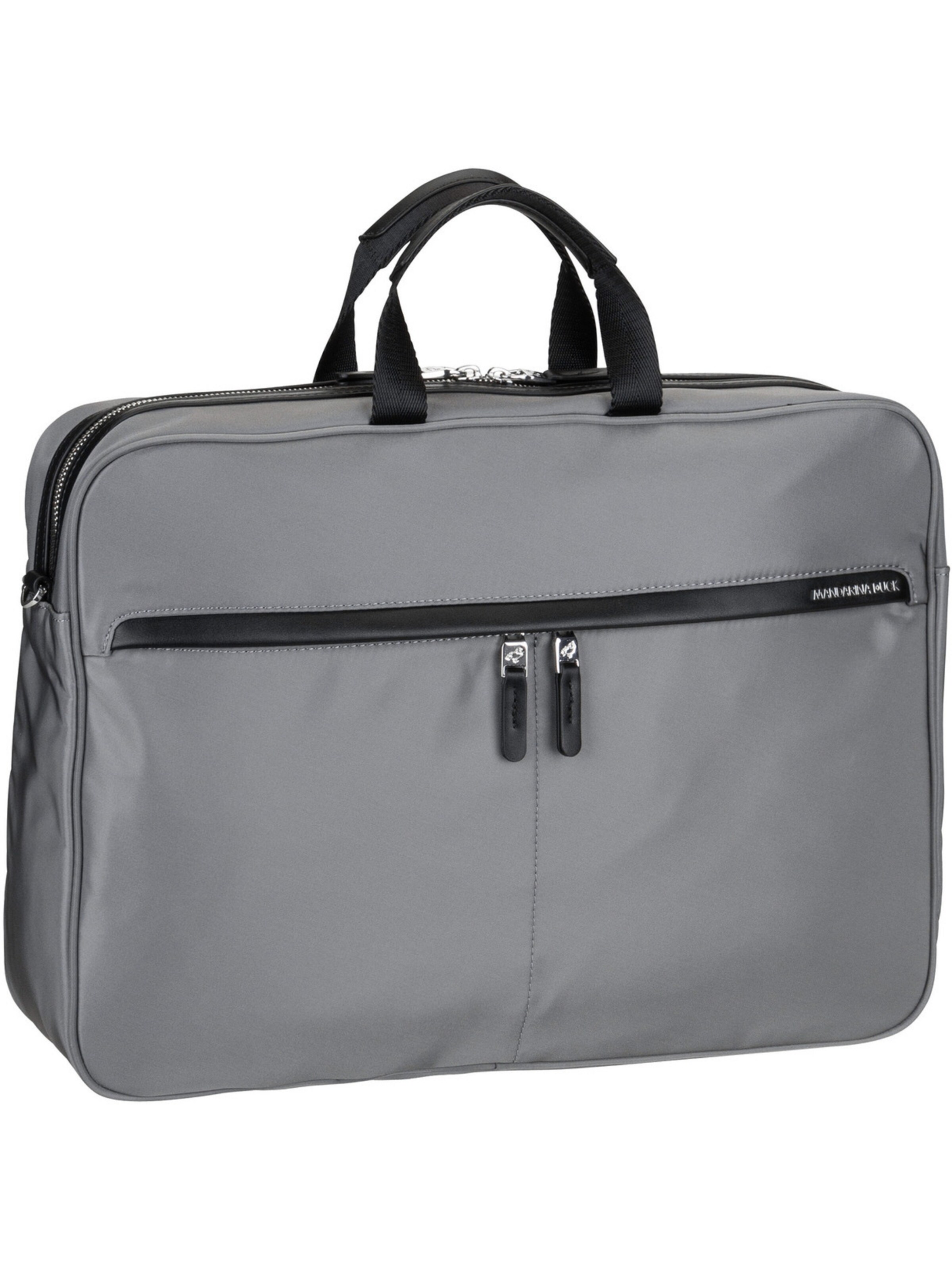 MANDARINA DUCK Aktentasche ' Hunter' in Grau: Vorderseite