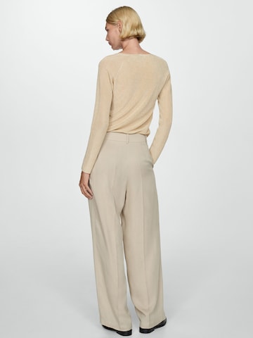MANGO Trui 'KLING' in Beige