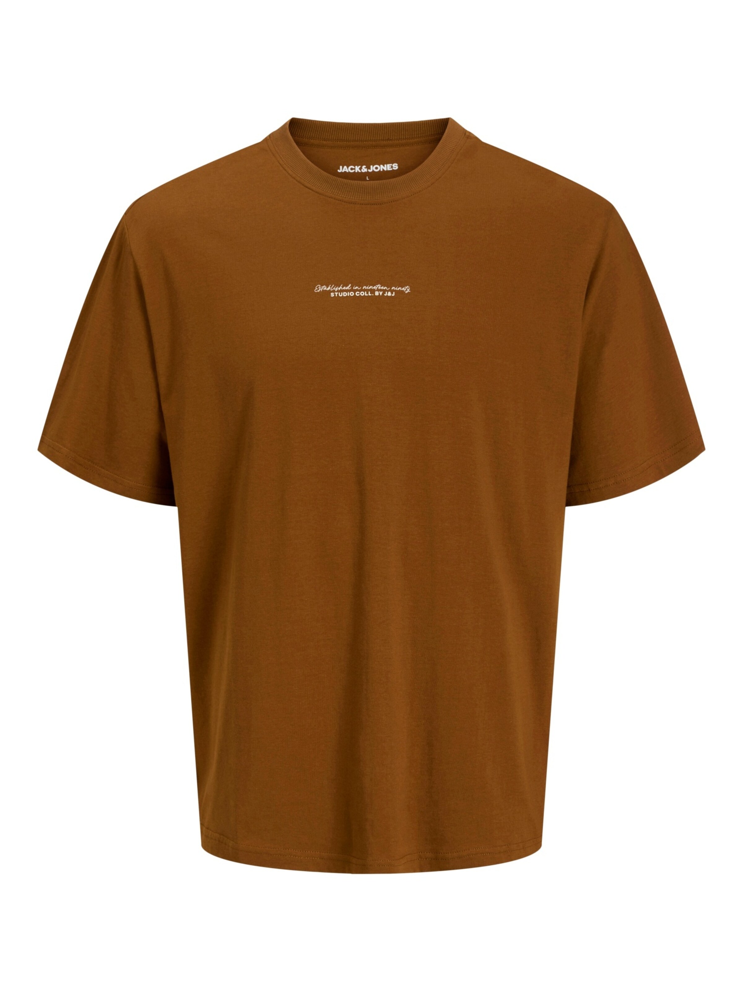 Maglietta 'Rikkie' di JACK & JONES in marrone: frontale